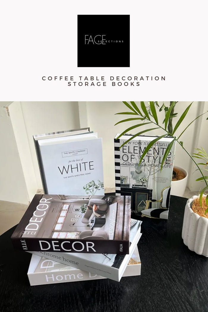 Coffee Table Decoration Storage Books