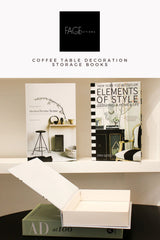 Coffee Table Decoration Storage Books