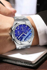 Mens Royal Stainless Steel Luxury Wristwatch