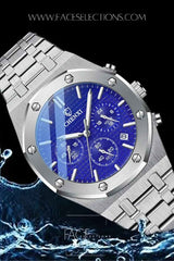 Mens Royal Stainless Steel Luxury Wristwatch