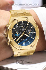 Mens Royal Stainless Steel Luxury Wristwatch