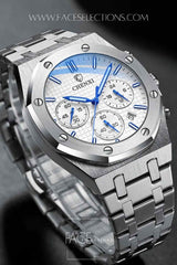 Mens Royal Stainless Steel Luxury Wristwatch