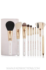 10pcs Essential Synthetic Hair Brush Set