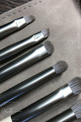 10pcs Soft Synthetic Hair Makeup Brush Set