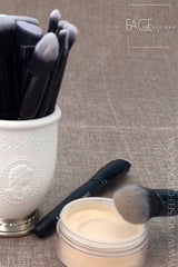15pcs Professional Black Makeup Brush Set