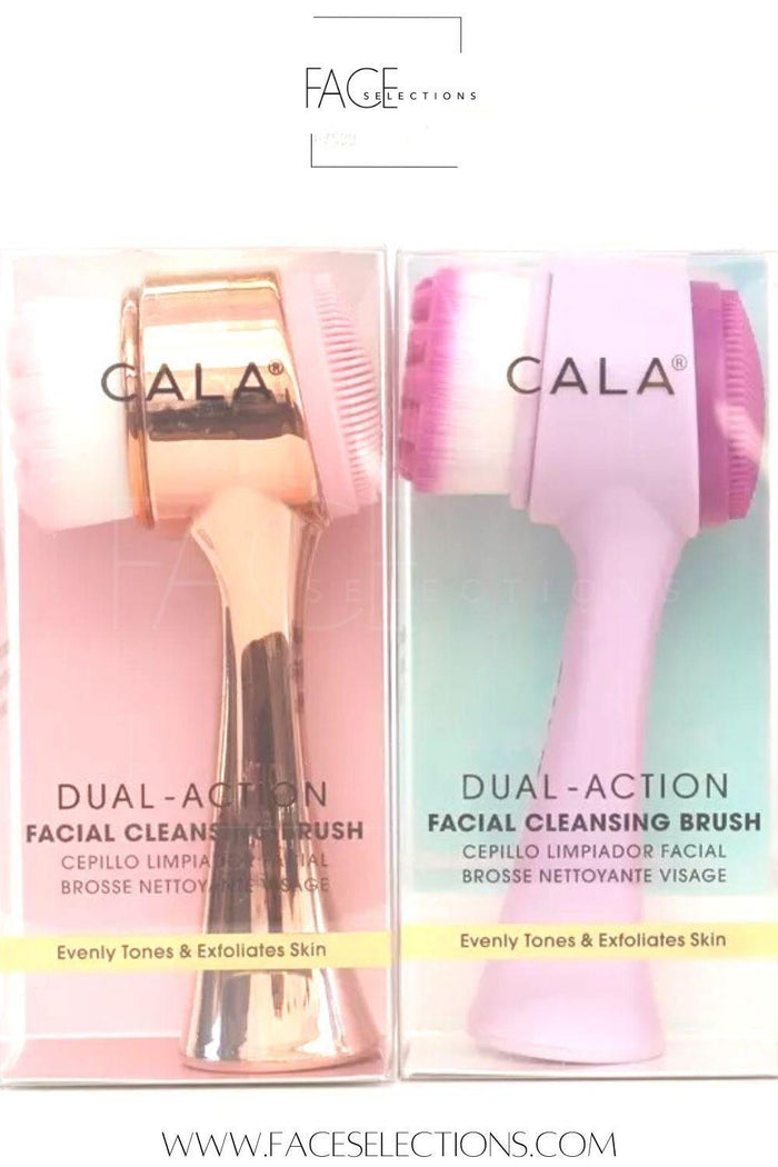 Dual-Action Facial Cleansing Brush