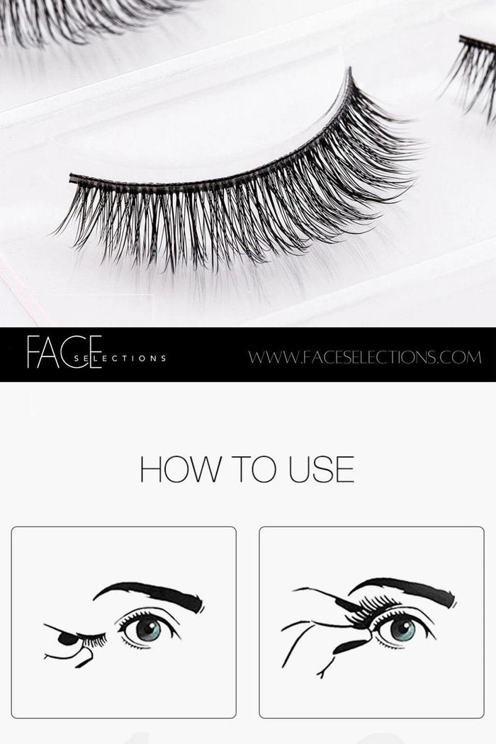 Natural Looking Long False Eyelashes