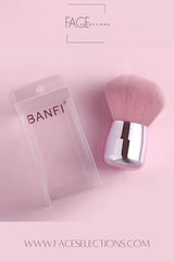 Pink Mushroom Powder Brush