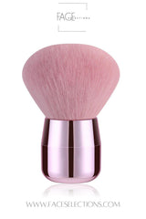 Pink Mushroom Powder Brush