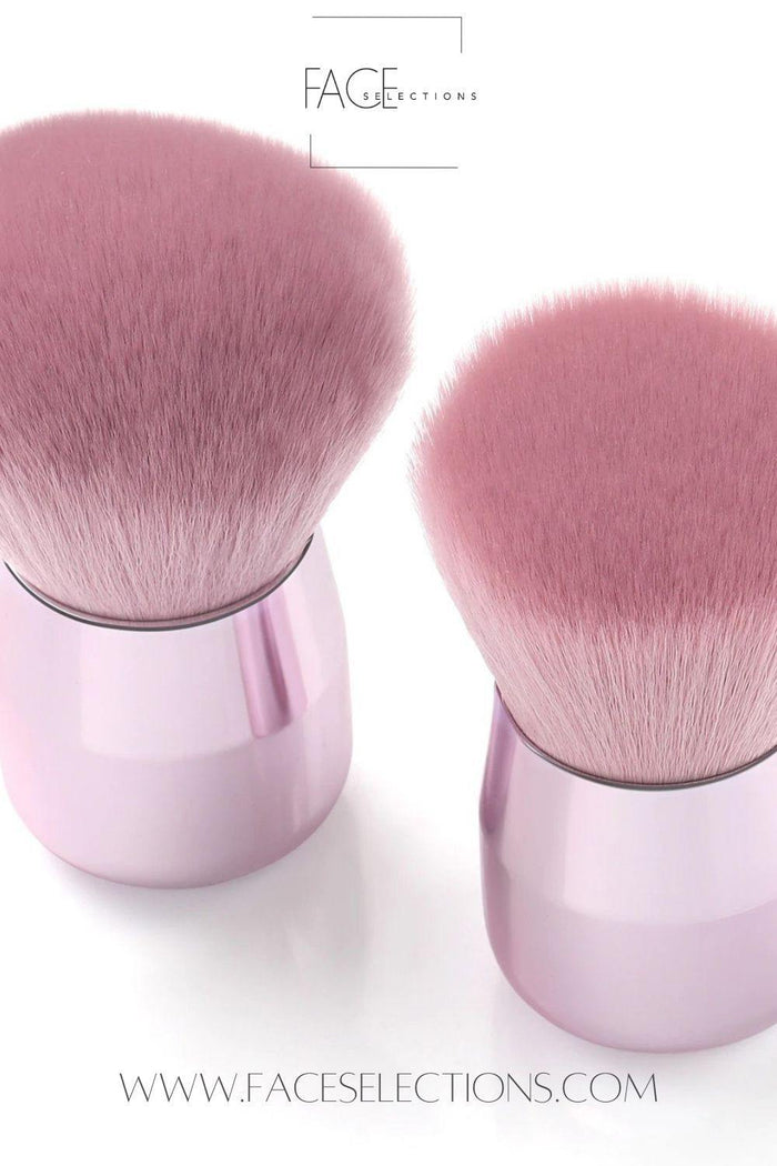 Pink Mushroom Powder Brush