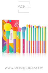 Synthetic Hair Colorful Makeup Brushes