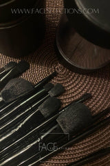 Twelve Piece Makeup Brush Set Organizer