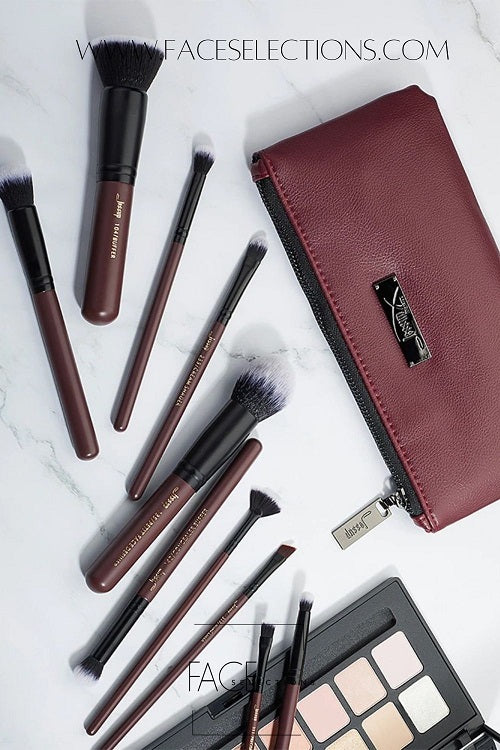 Jessup Makeup Brushes Set & Cosmetic Bag