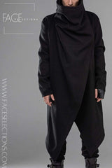 Long Sleeve Cloak Coat Turtleneck