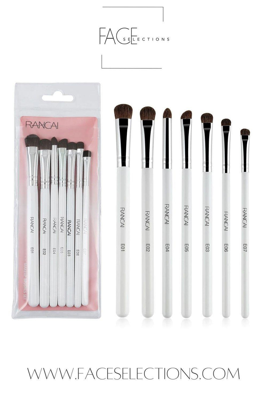 Rancai 7pcs Professional Makeup Brushes