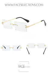Rimless Gradient Sun Glasses