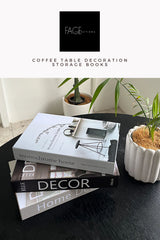 Coffee Table Decoration Storage Books