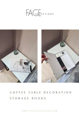 Coffee Table Decoration Storage Books