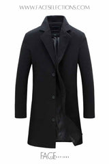 London Long Coat Black