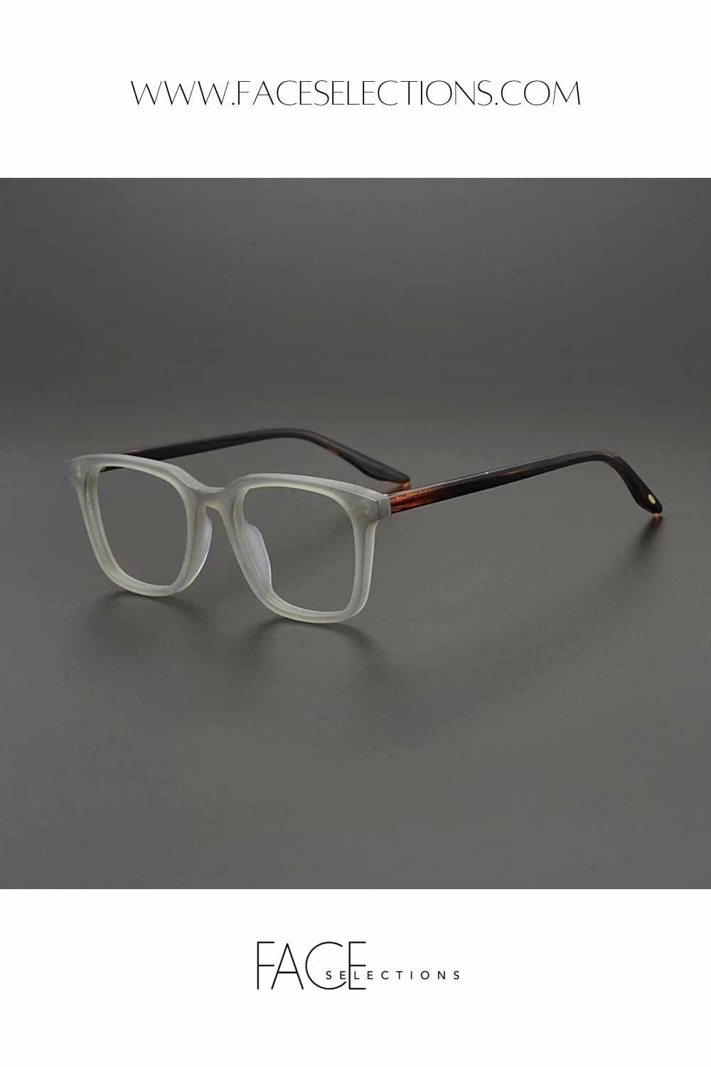 Retro Acetate Frame Eyeglasses