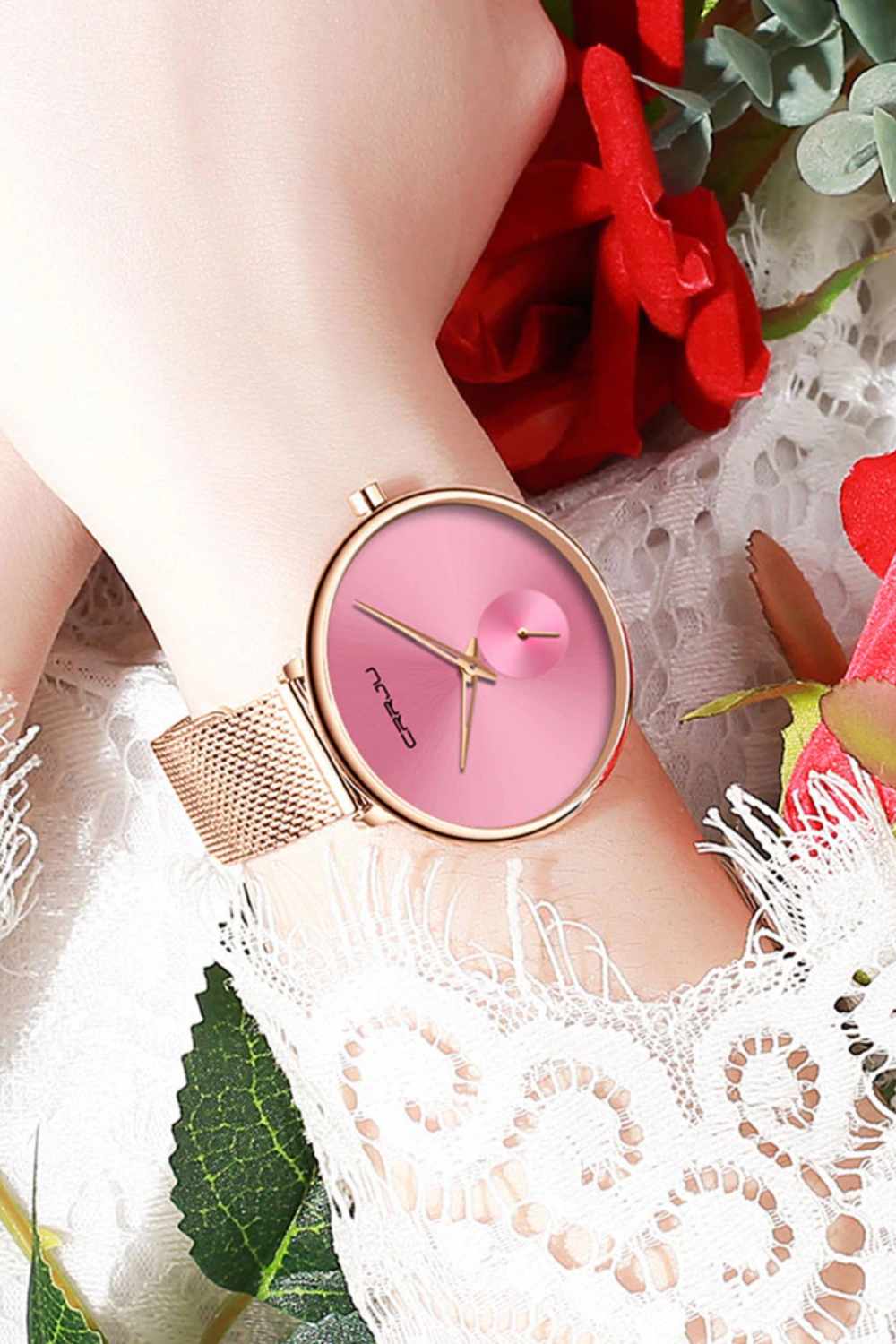 Womens Ultra Thin Minimalist Wristwatch