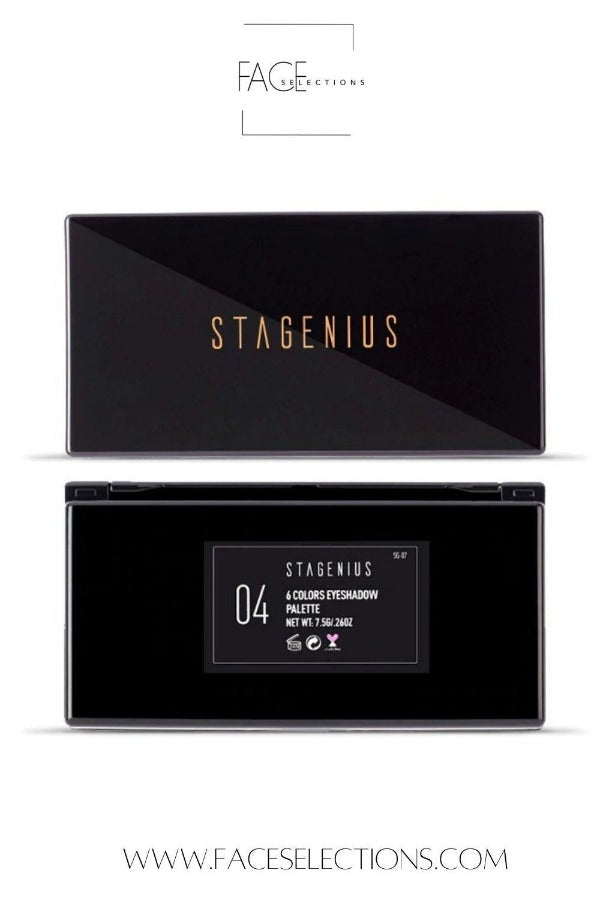 6-Color Eyeshadow Palette by Stagenius