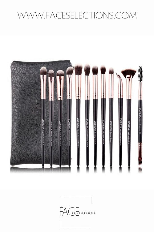 ZOREYA 12pcs Eye Shadow Make Up Brush Set