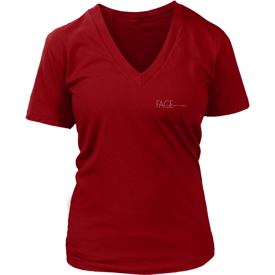 Face Selections District Womens V-Neck